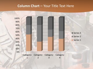 Female Preparing Retirement PowerPoint Template