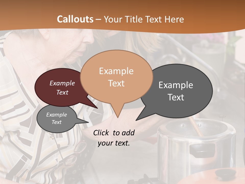 Female Preparing Retirement PowerPoint Template