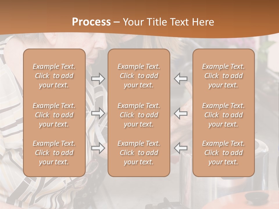 Female Preparing Retirement PowerPoint Template
