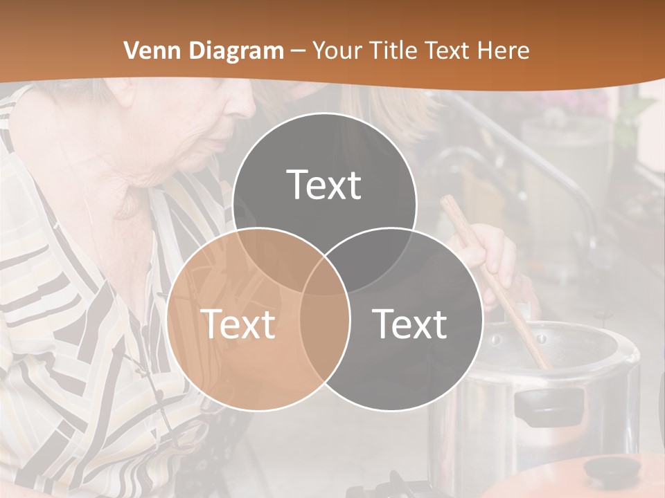 Female Preparing Retirement PowerPoint Template