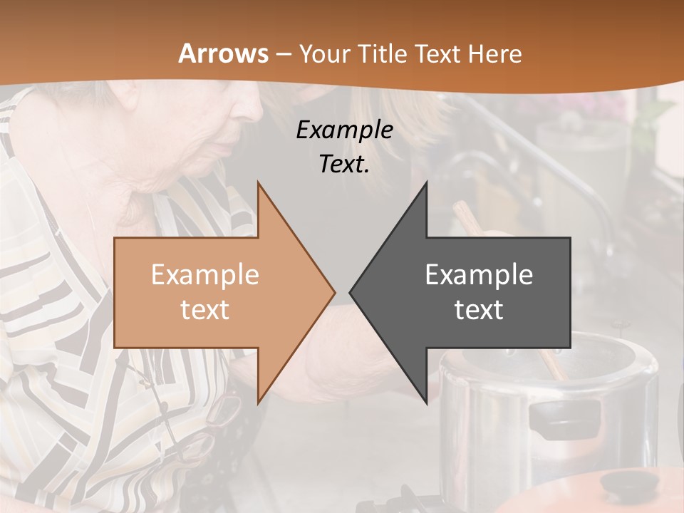 Female Preparing Retirement PowerPoint Template