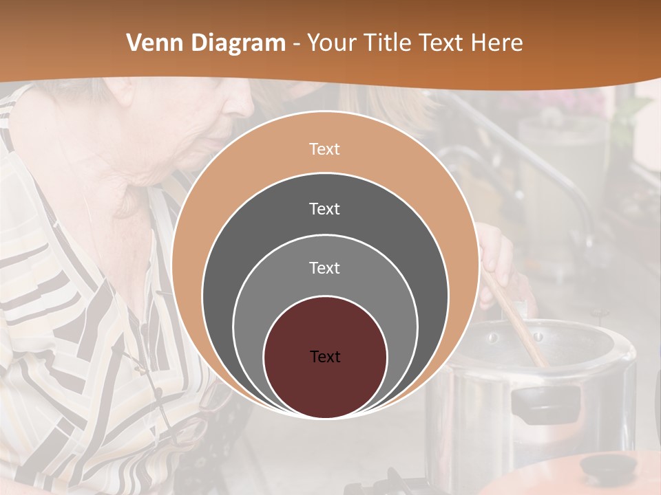 Female Preparing Retirement PowerPoint Template