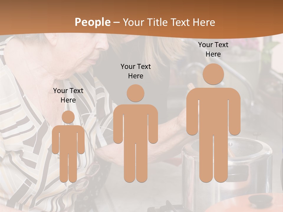 Female Preparing Retirement PowerPoint Template