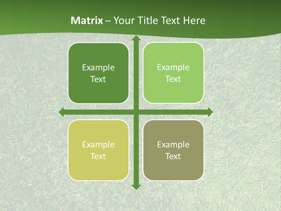 Nature Summer Golfcourse PowerPoint Template