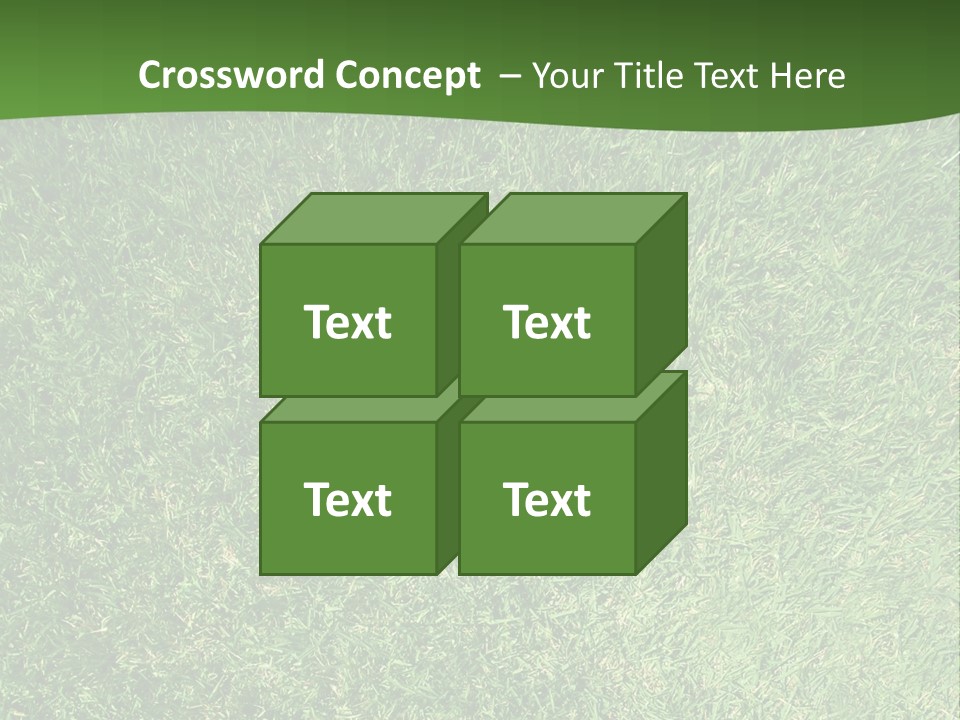 Nature Summer Golfcourse PowerPoint Template
