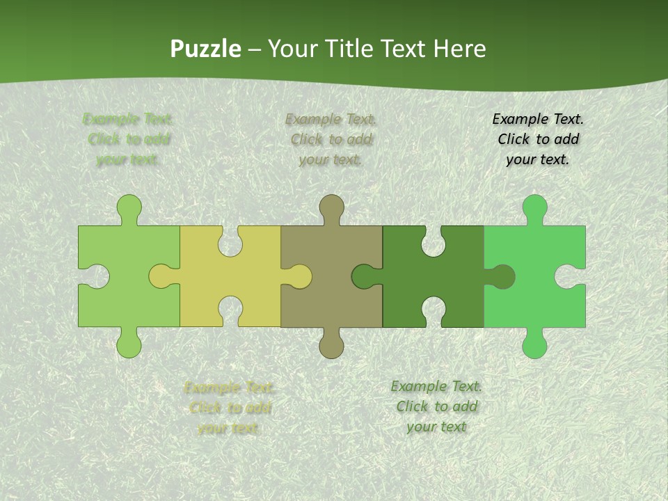 Nature Summer Golfcourse PowerPoint Template