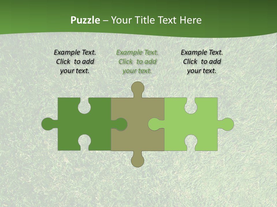 Nature Summer Golfcourse PowerPoint Template