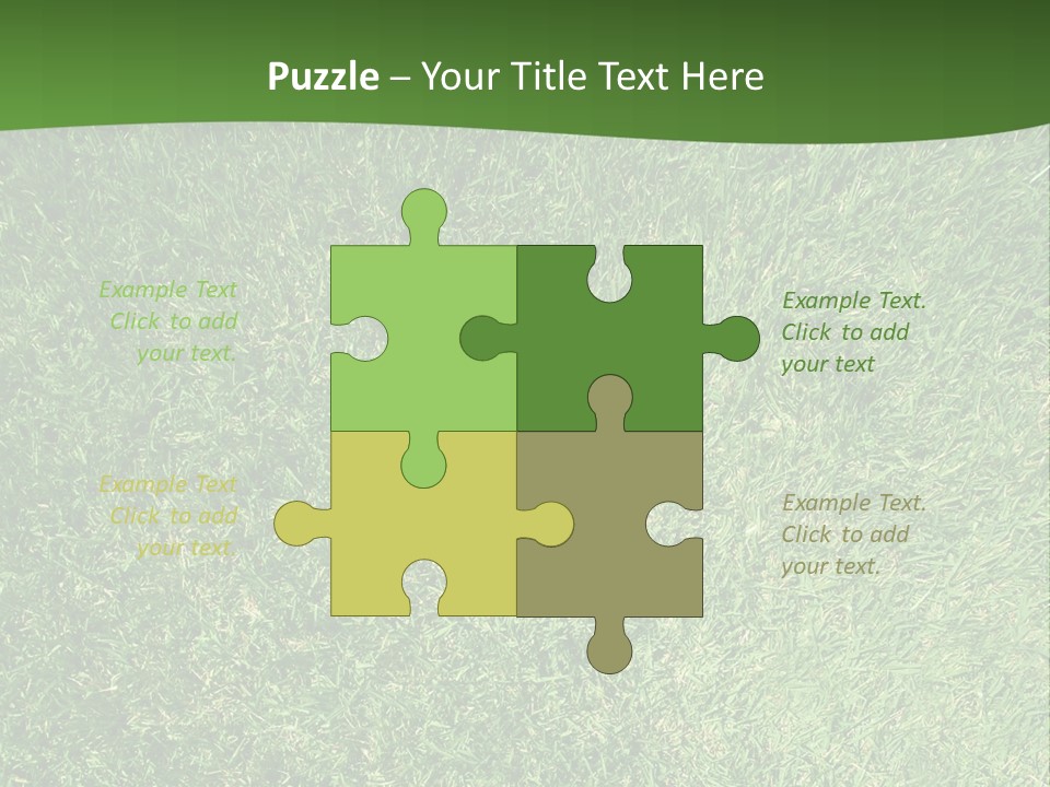 Nature Summer Golfcourse PowerPoint Template