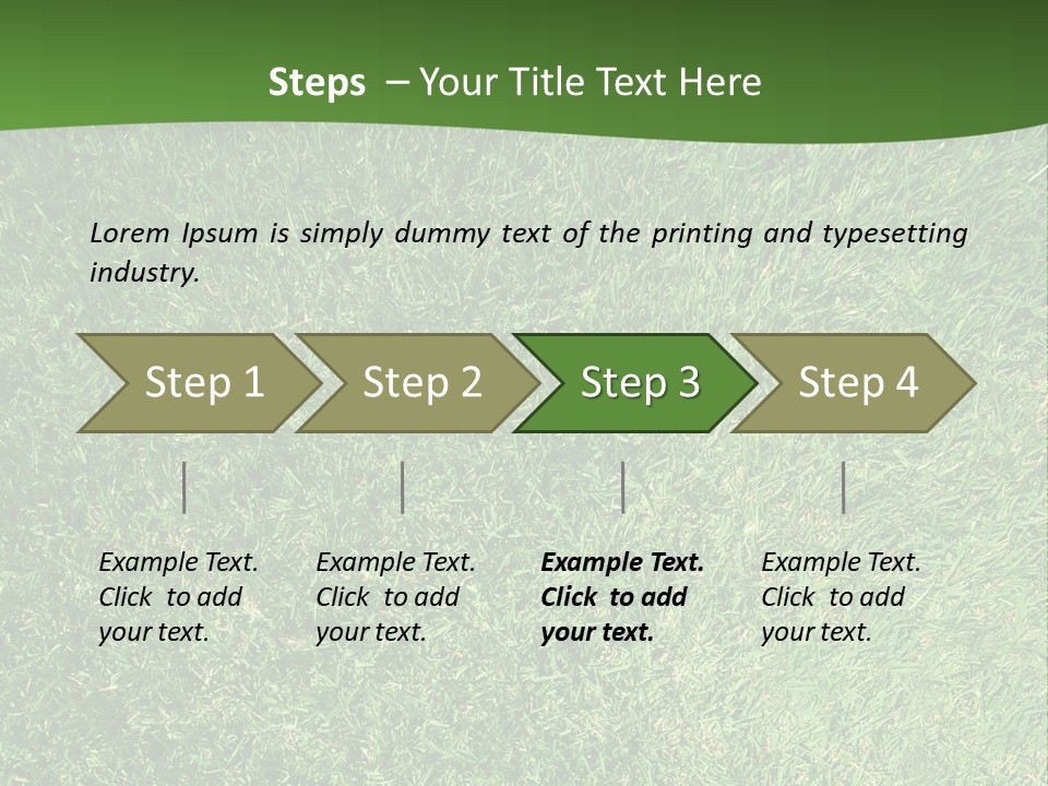 Nature Summer Golfcourse PowerPoint Template