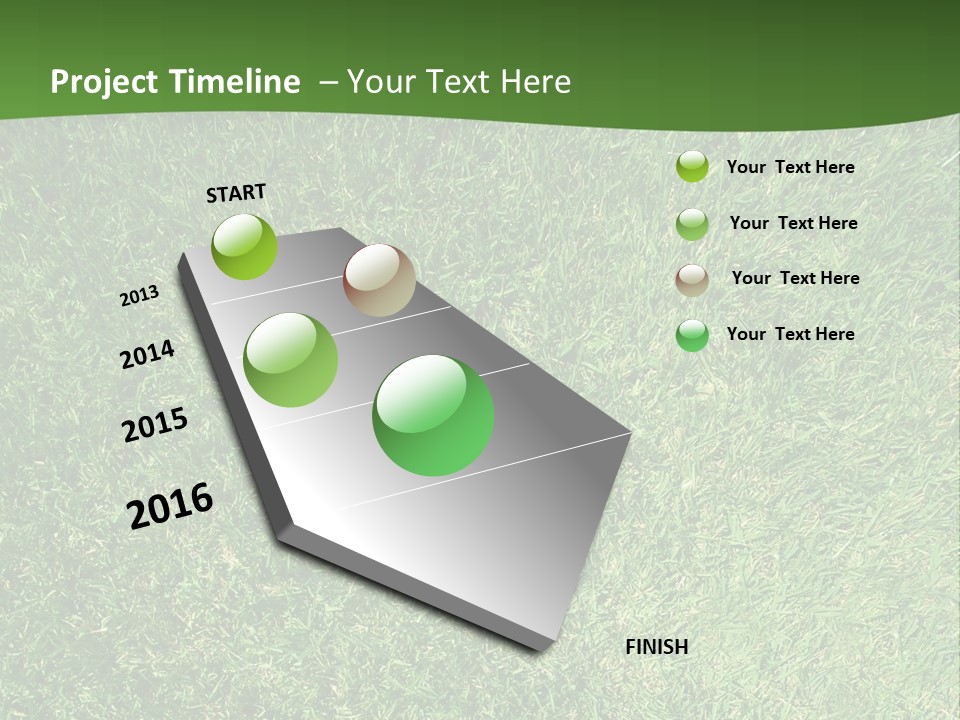 Nature Summer Golfcourse PowerPoint Template