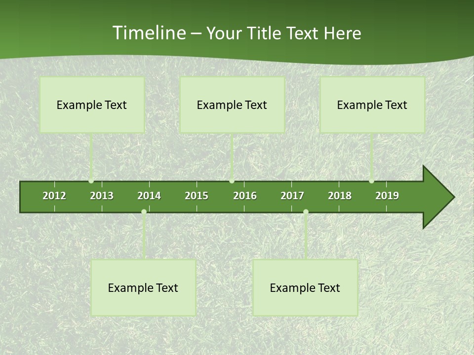 Nature Summer Golfcourse PowerPoint Template