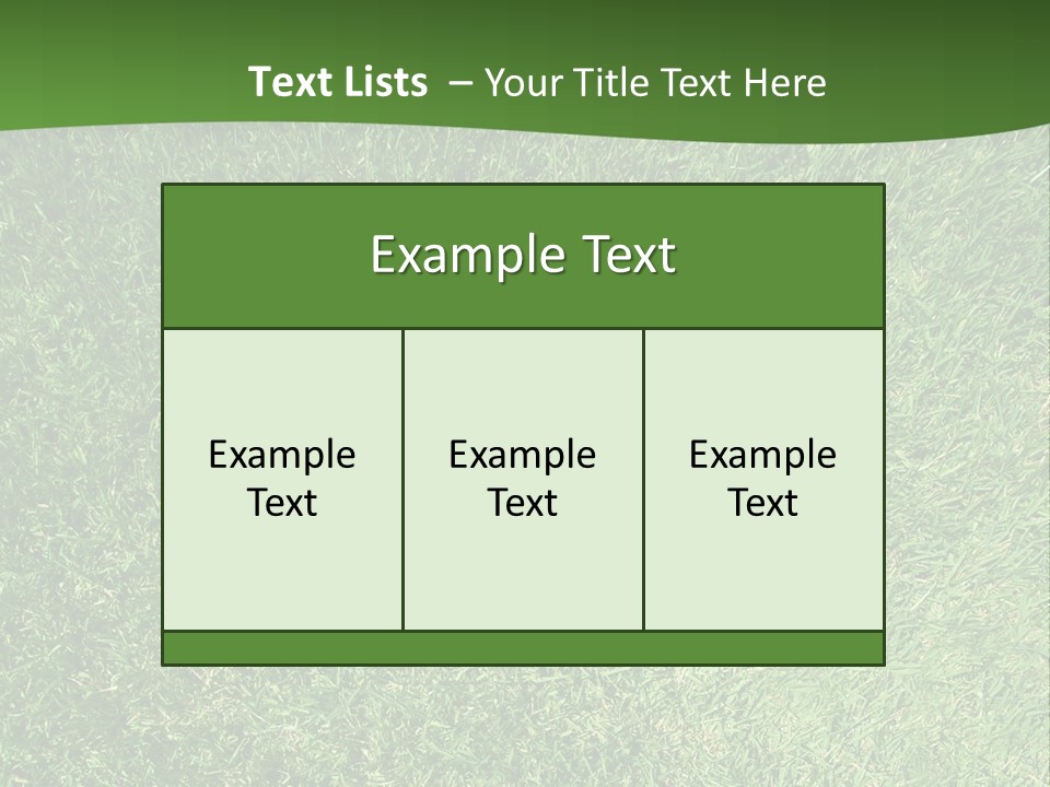 Nature Summer Golfcourse PowerPoint Template