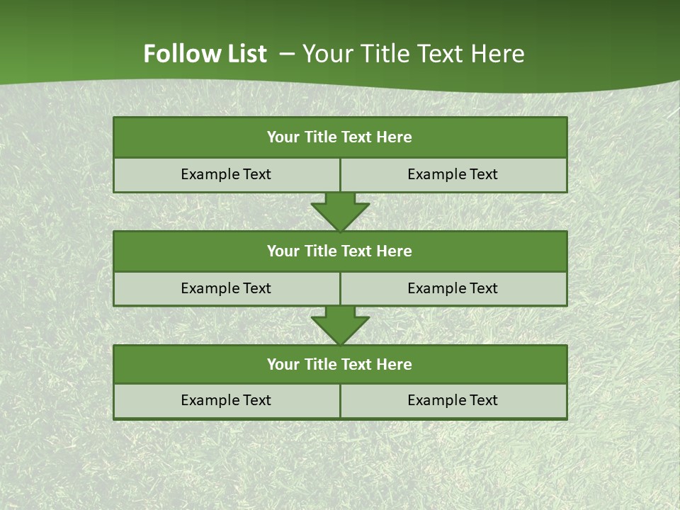 Nature Summer Golfcourse PowerPoint Template