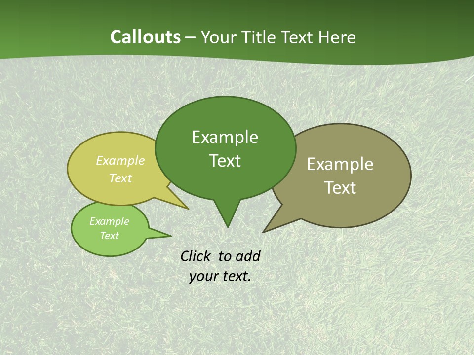 Nature Summer Golfcourse PowerPoint Template