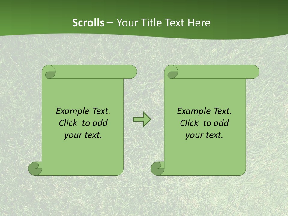 Nature Summer Golfcourse PowerPoint Template