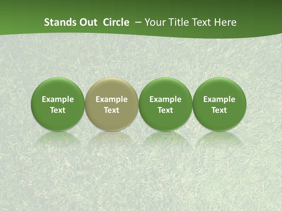 Nature Summer Golfcourse PowerPoint Template