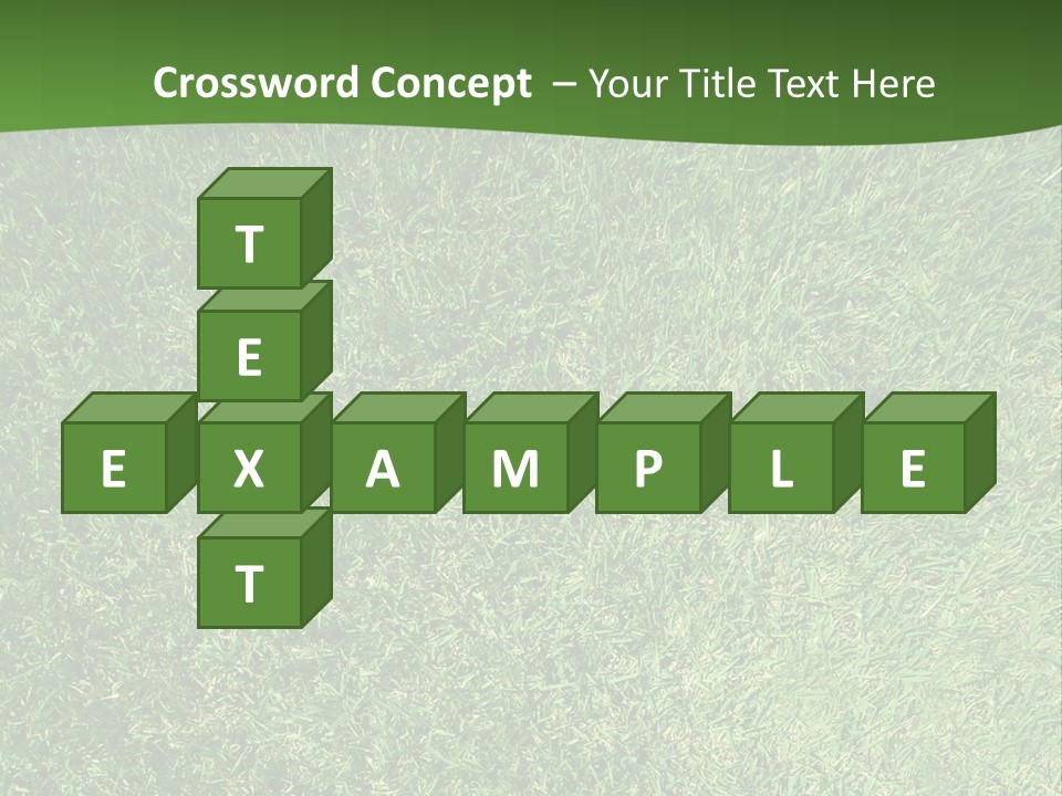 Nature Summer Golfcourse PowerPoint Template