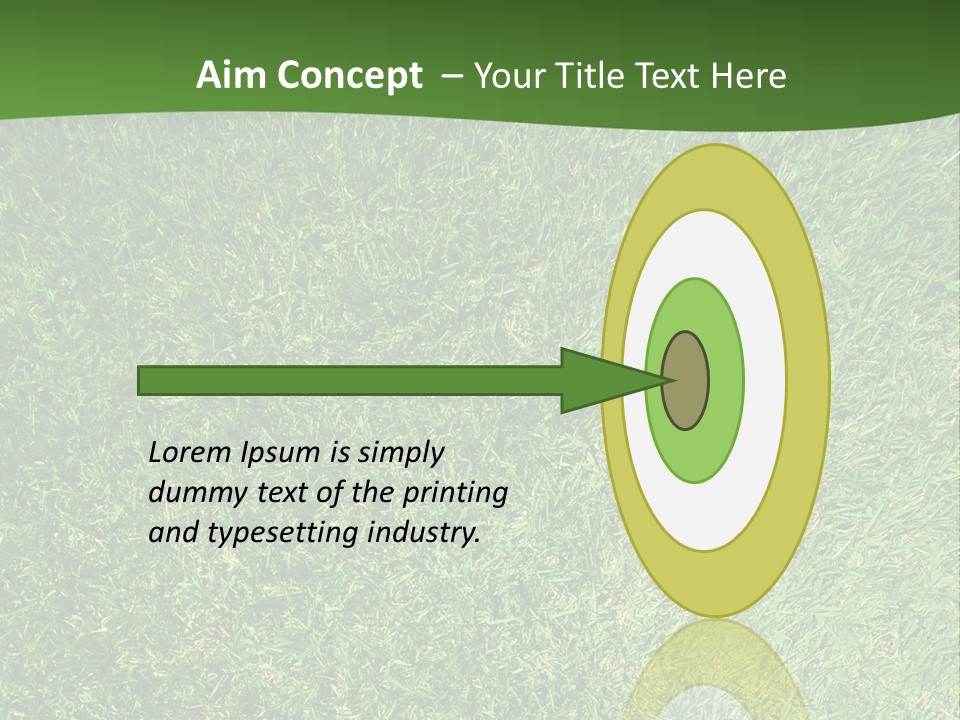 Nature Summer Golfcourse PowerPoint Template