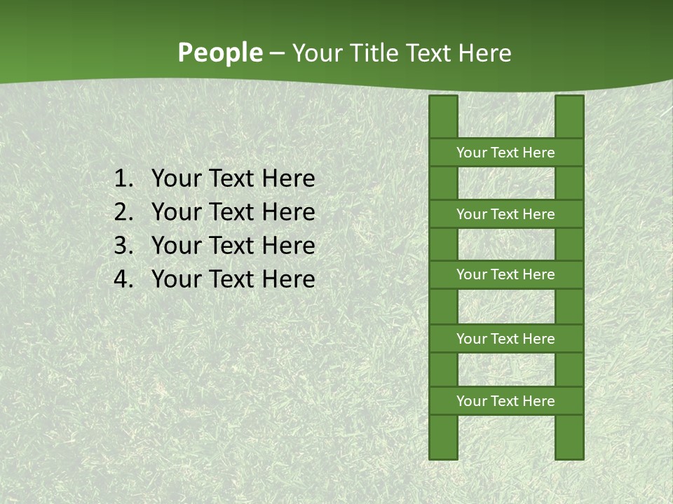 Nature Summer Golfcourse PowerPoint Template