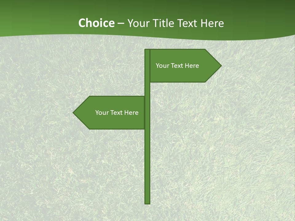 Nature Summer Golfcourse PowerPoint Template