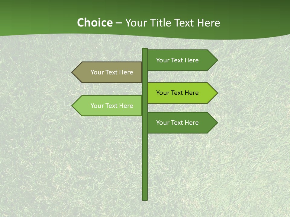 Nature Summer Golfcourse PowerPoint Template