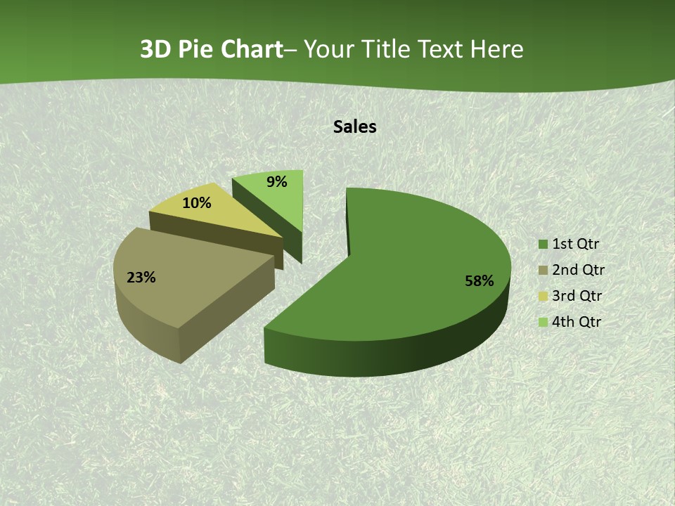 Nature Summer Golfcourse PowerPoint Template