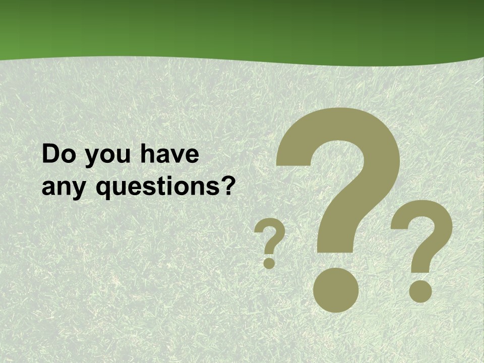 Nature Summer Golfcourse PowerPoint Template