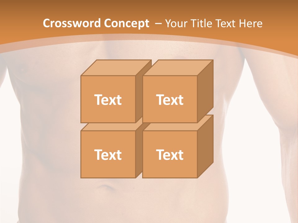 Bare Health Neck PowerPoint Template