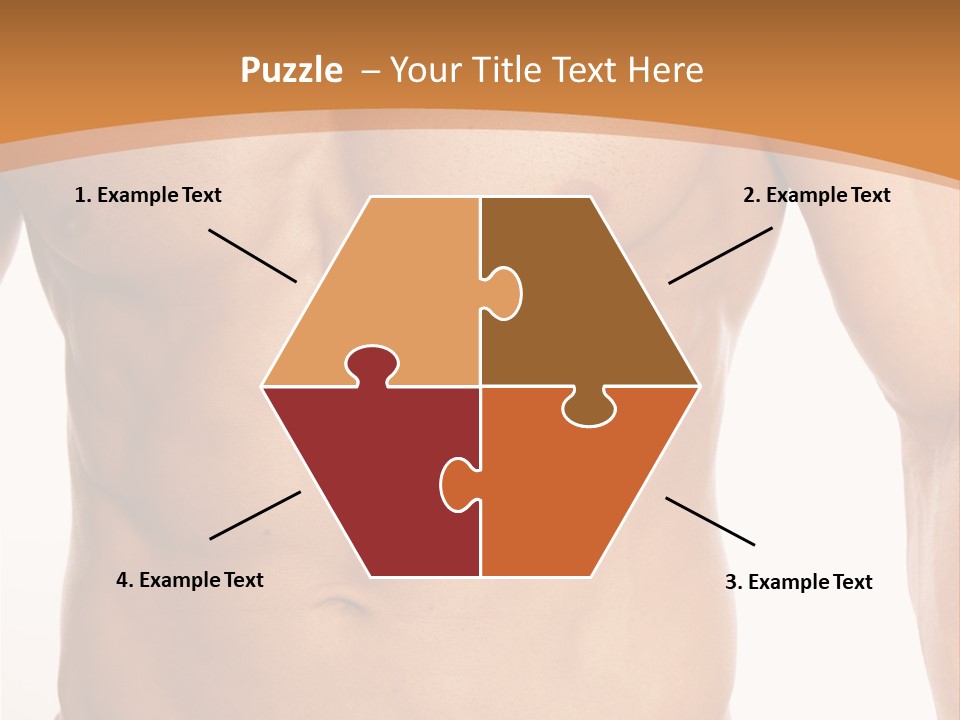 Bare Health Neck PowerPoint Template