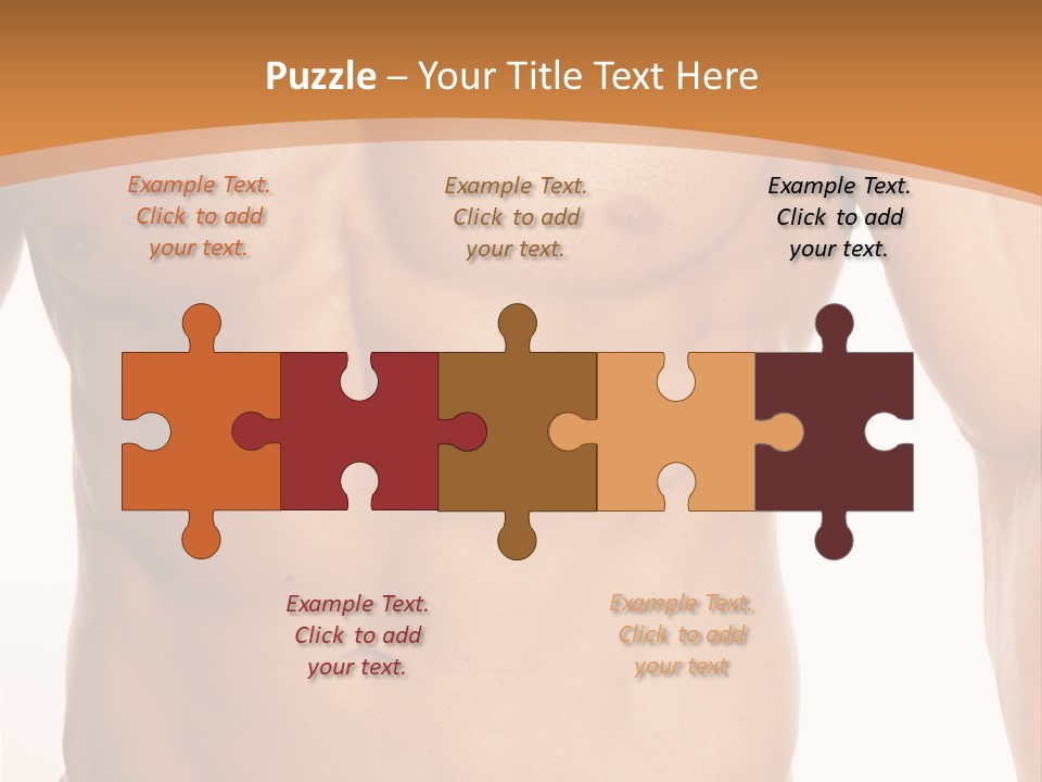 Bare Health Neck PowerPoint Template