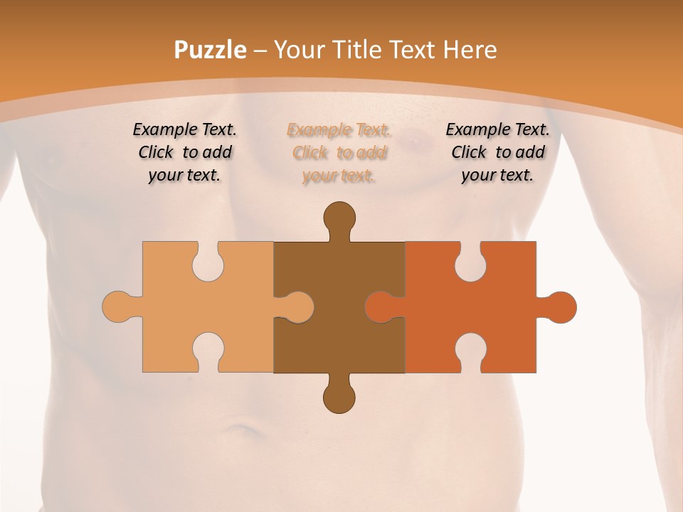 Bare Health Neck PowerPoint Template