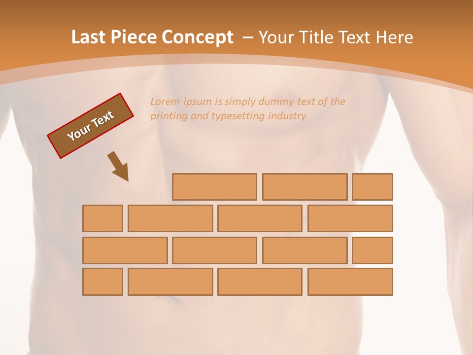 Bare Health Neck PowerPoint Template