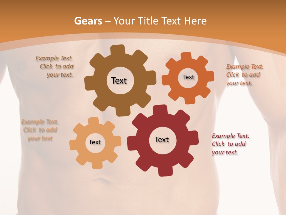 Bare Health Neck PowerPoint Template