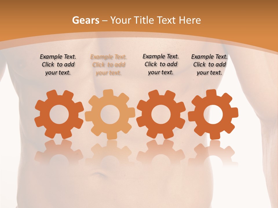 Bare Health Neck PowerPoint Template