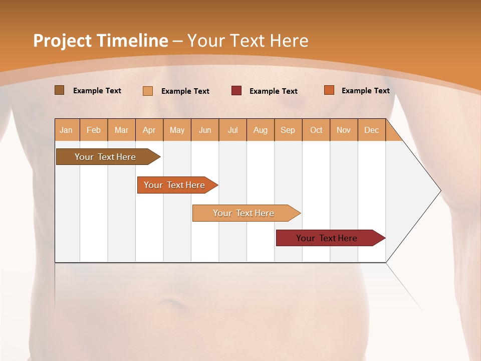 Bare Health Neck PowerPoint Template