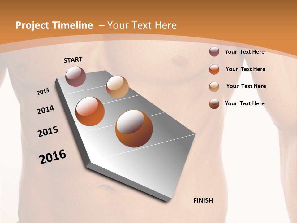 Bare Health Neck PowerPoint Template