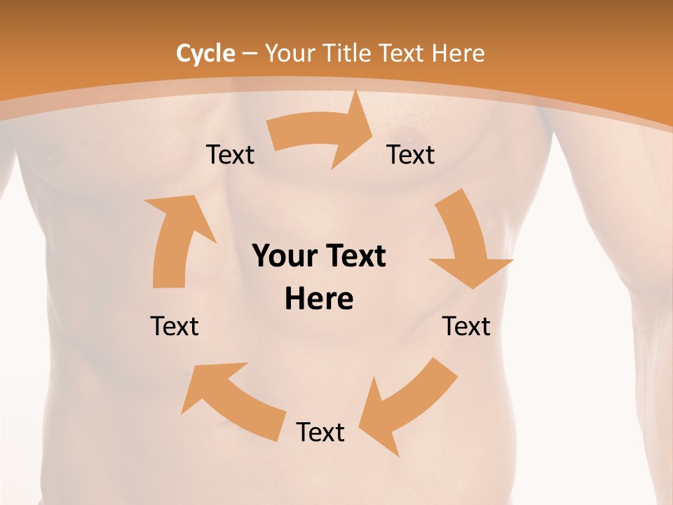 Bare Health Neck PowerPoint Template