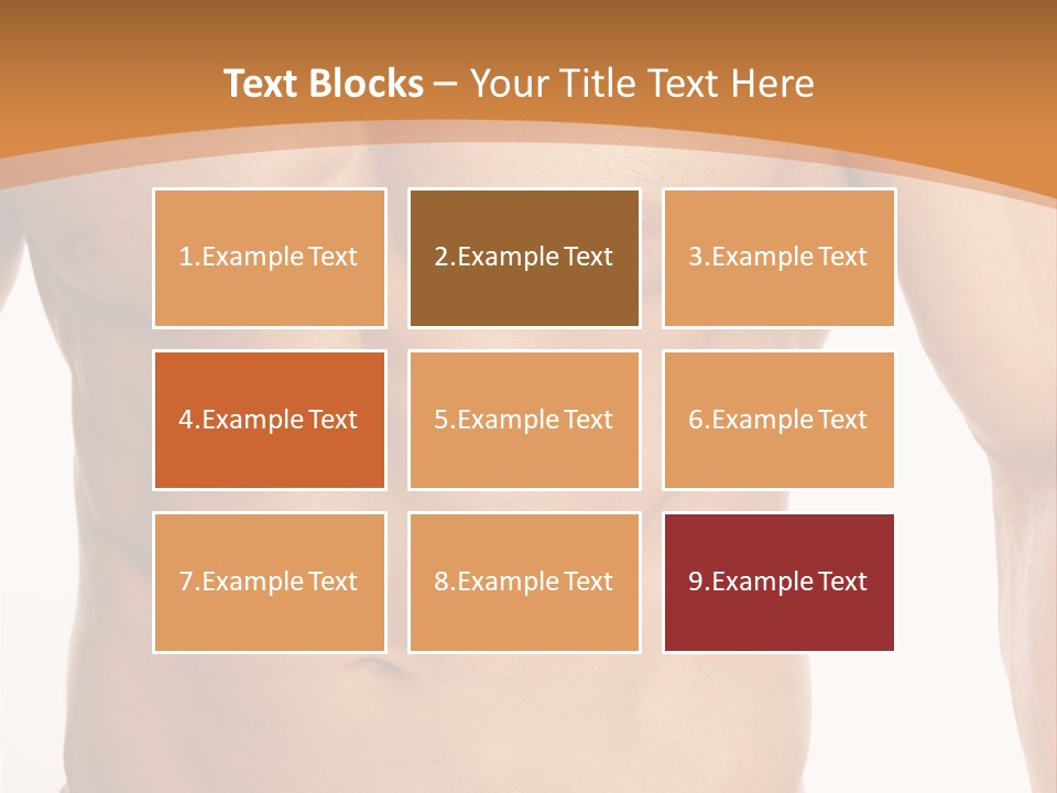 Bare Health Neck PowerPoint Template