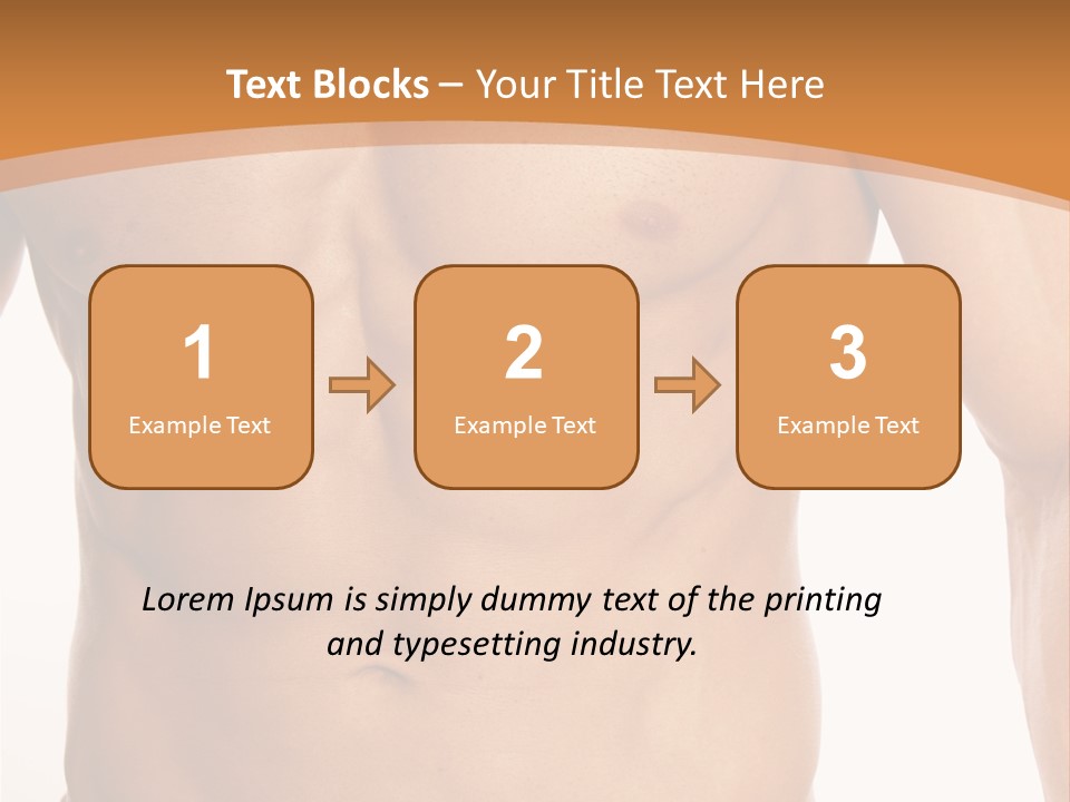 Bare Health Neck PowerPoint Template
