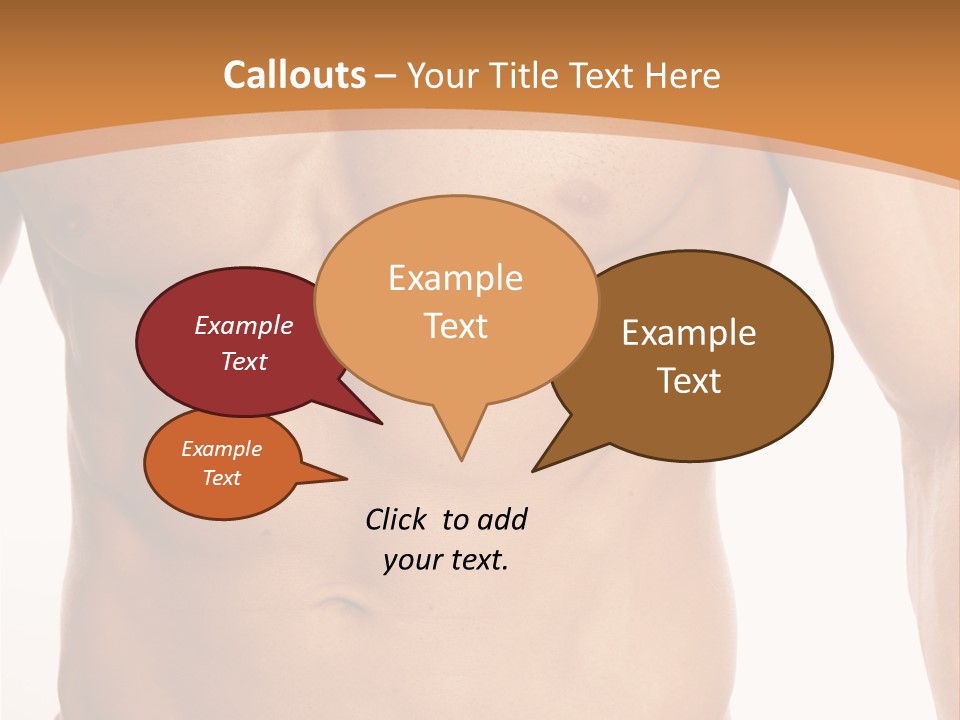 Bare Health Neck PowerPoint Template