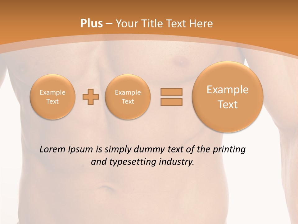 Bare Health Neck PowerPoint Template