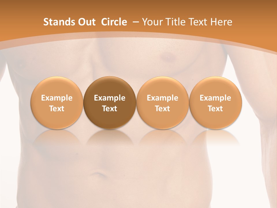 Bare Health Neck PowerPoint Template