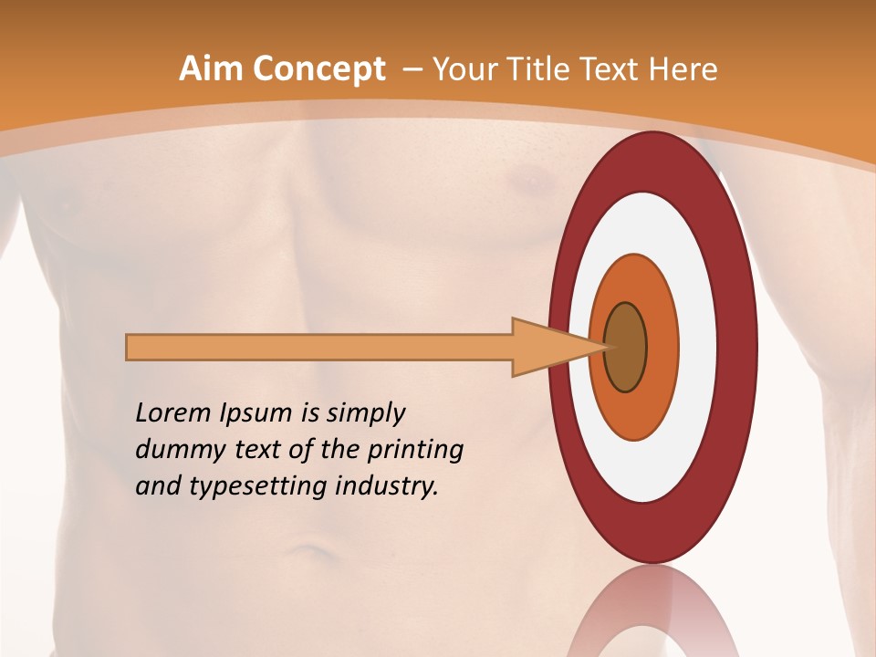 Bare Health Neck PowerPoint Template