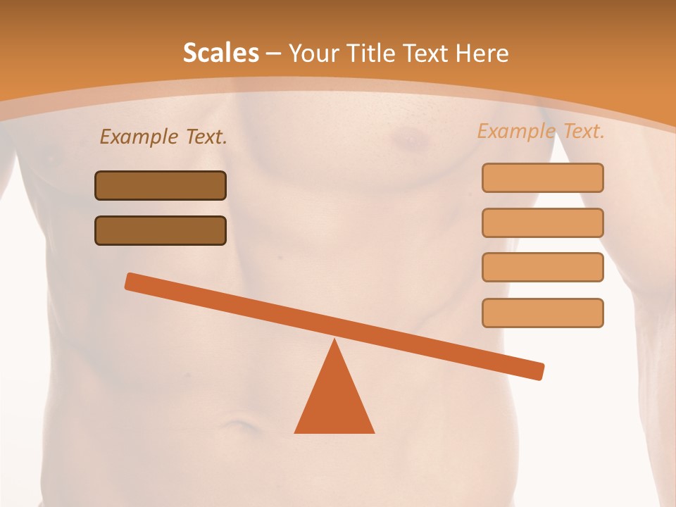 Bare Health Neck PowerPoint Template