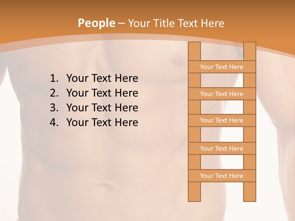 Bare Health Neck PowerPoint Template
