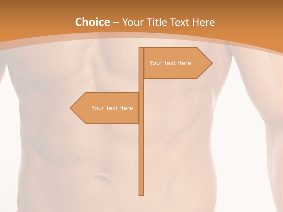 Bare Health Neck PowerPoint Template