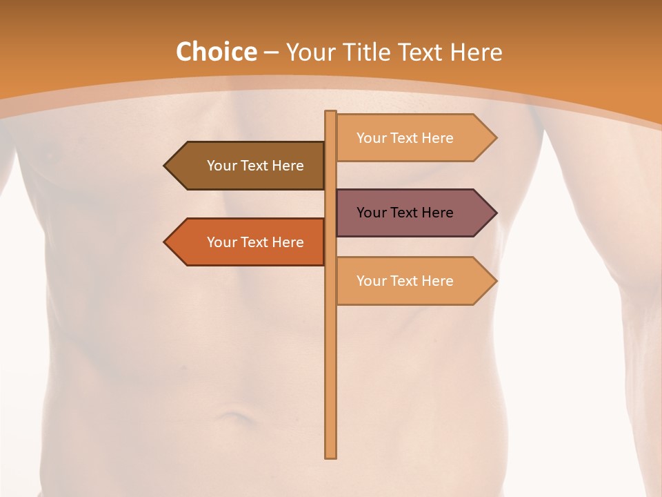 Bare Health Neck PowerPoint Template