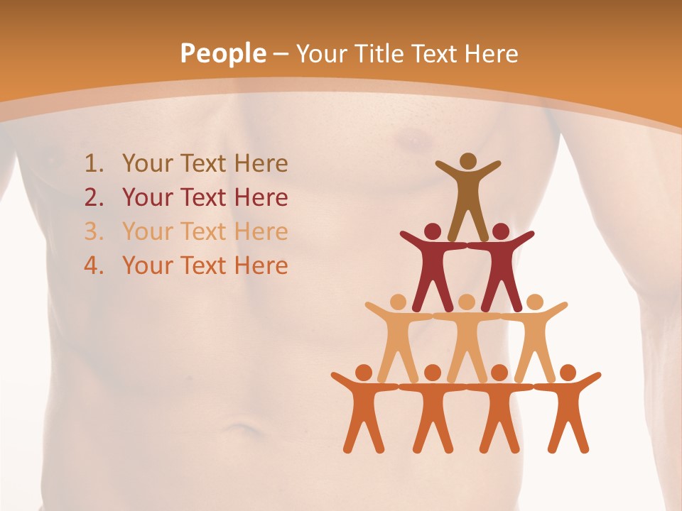 Bare Health Neck PowerPoint Template