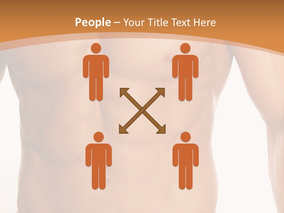 Bare Health Neck PowerPoint Template