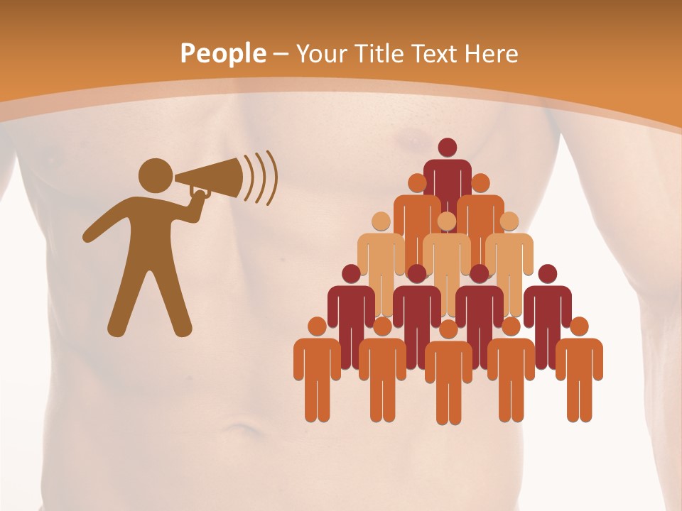 Bare Health Neck PowerPoint Template